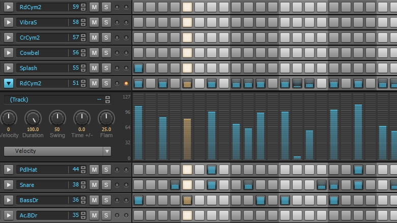 Integrated Step Sequencer