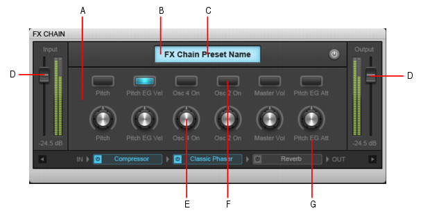 Fx fader options