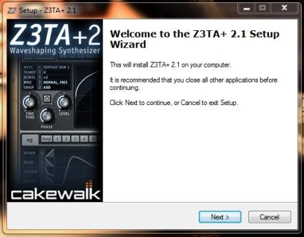 Z3TA+ 2.1 Installation Wizard