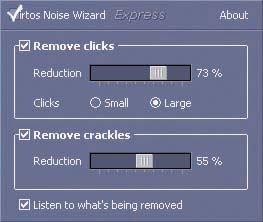 Remove clicks