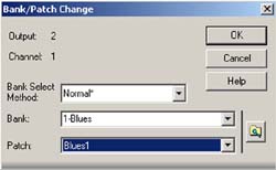 Bank/Patch change
