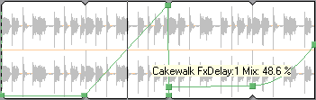 FX Delay automation curve